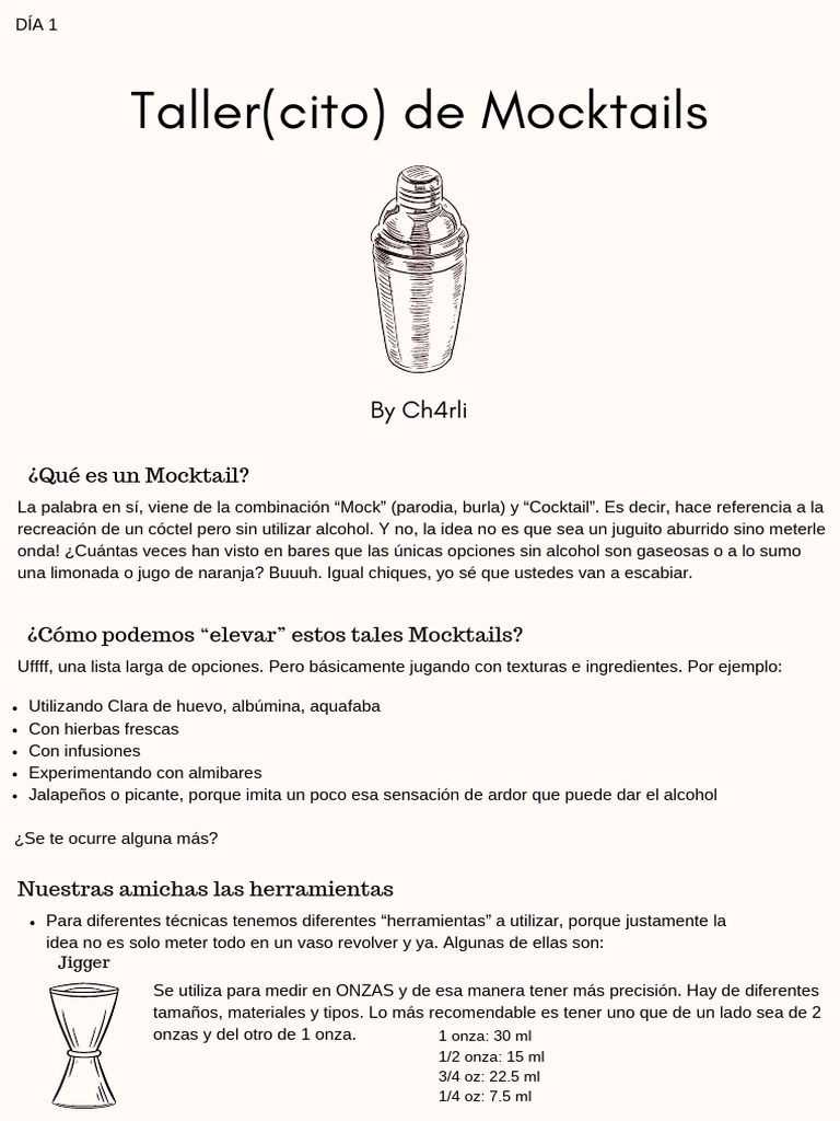 Mocktails 101 | PDF