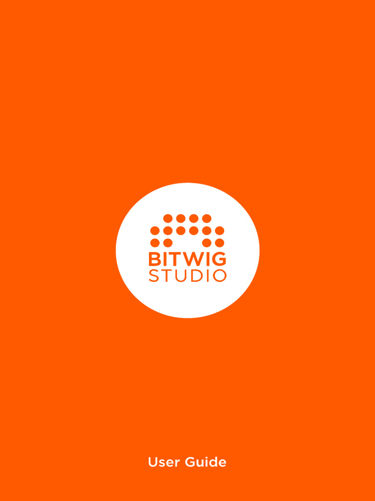 Bitwig Studio User Guide en 52 | PDF | Menu (Computing) | Software