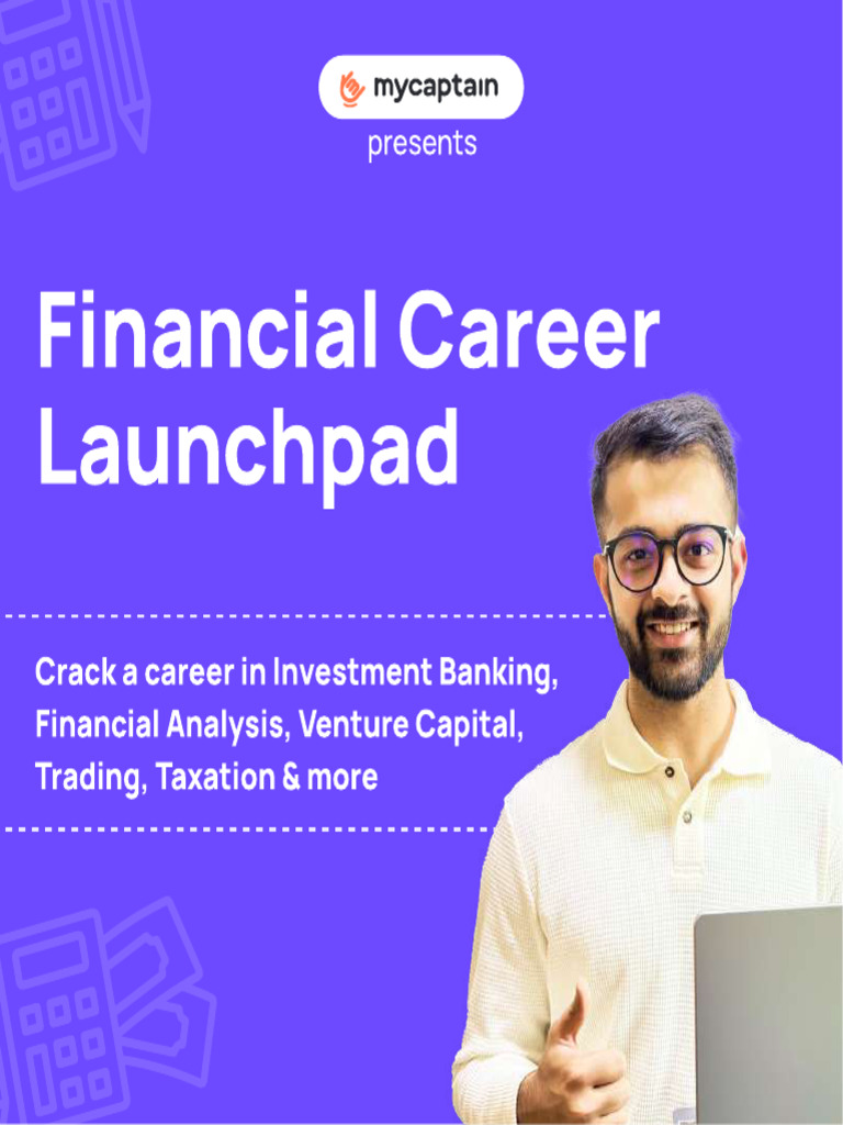 Financial career launchpad pdf microsoft excel investment banking