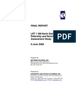 LRT1 SM North Station - Ridership & Revenue Assessment Study