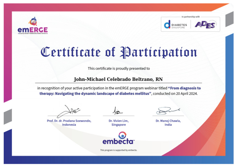 Topic Certificate | PDF
