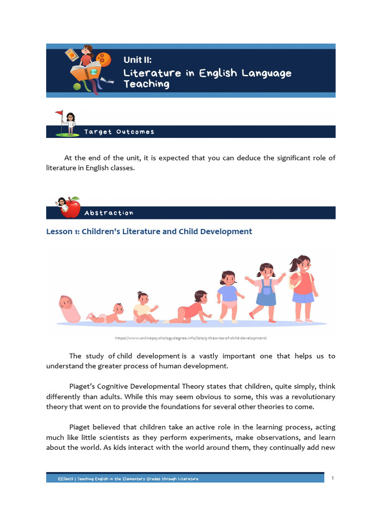 Unit II Lecture SY 2023 24 | PDF | Teachers | Language Education