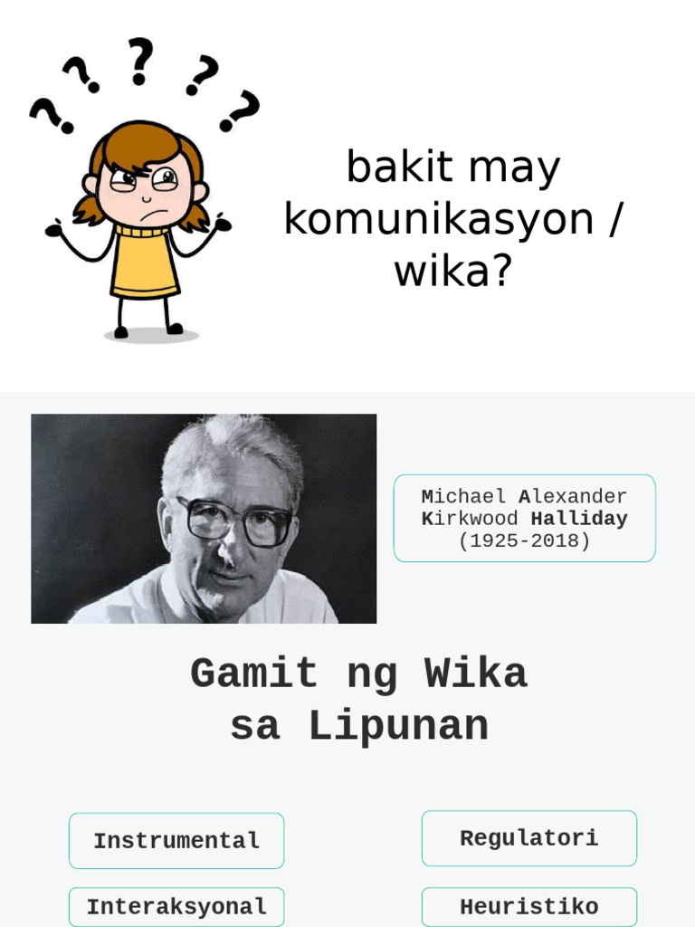 Aralin 5 Gamit NG Wika Sa Lipunan | PDF