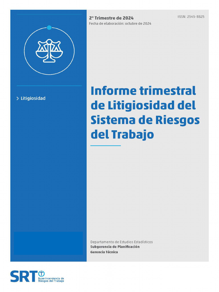 Informe RENALI: Litigiosidad 2T 2024 | PDF