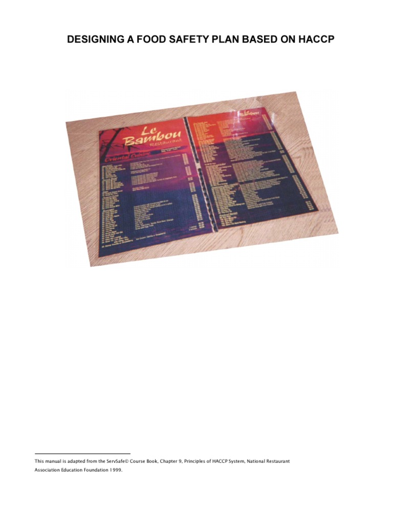 HACCP Food Safety Pp11 30 Rev10 02 | PDF | Hazard Analysis And Critical ...