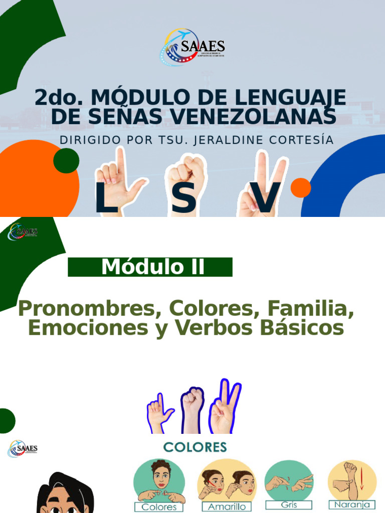 Módulo II de LSV: Pronombres y Más | PDF | Relaciones personales ...