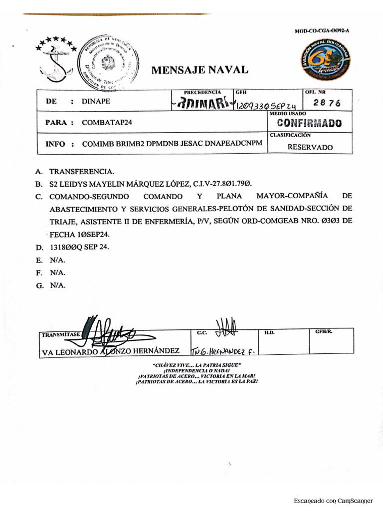 Mensaje Naval | PDF
