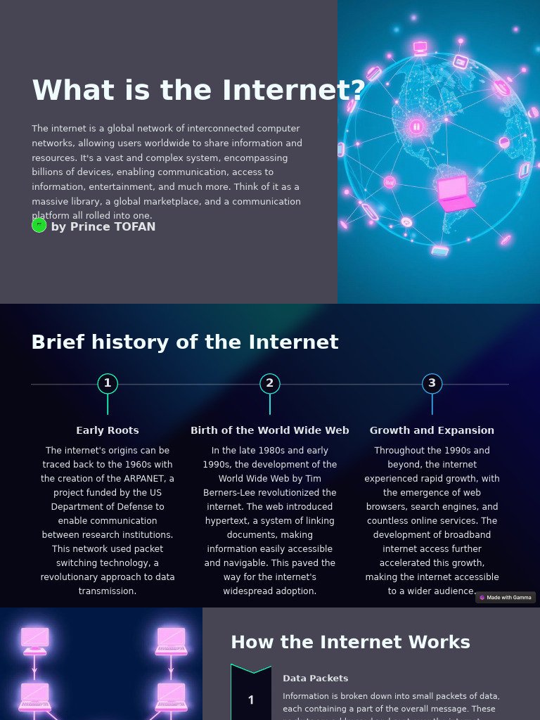 Understanding the Internet: History & Impact | PDF | Internet | World ...