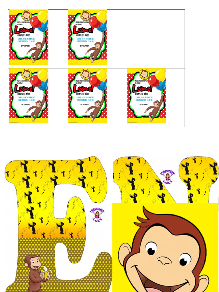 Letras Mono Jorge | PDF