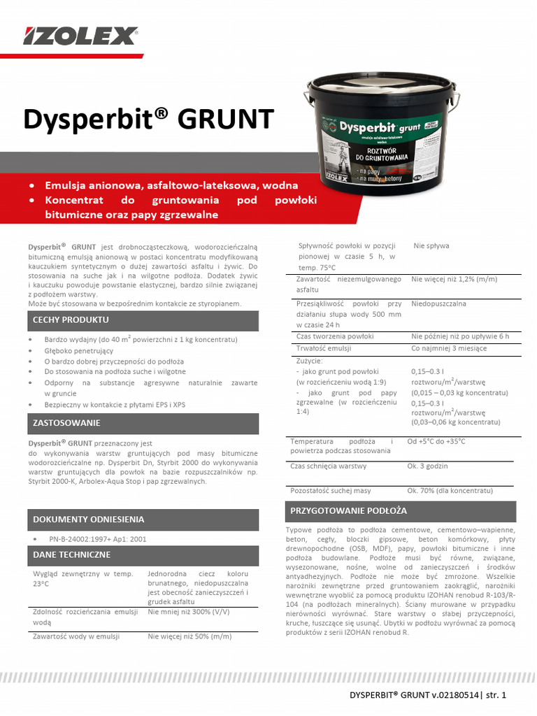 KT DYSPERBIT GRUNT v2.1 | PDF