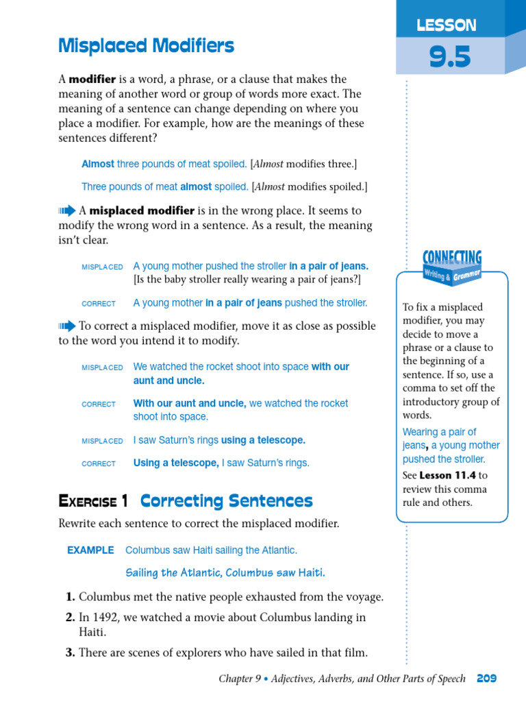 GFW Ebk Se7 ch9 l9-5 | PDF | Christopher Columbus | Sentence (Linguistics)