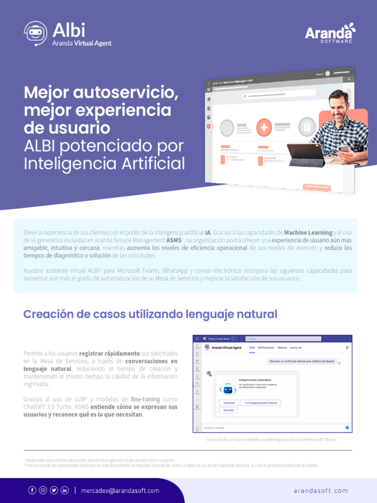 ES Brochure Albi Aranda Software 2023 V3 | PDF | Inteligencia ...