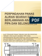 Perpindahan Panas Aliran Searah Dan Berlawanan Arah