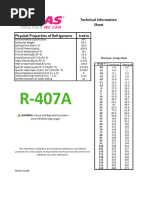 R401A Refrigerant Pressure Chart | PDF | Physical Chemistry | Temperature