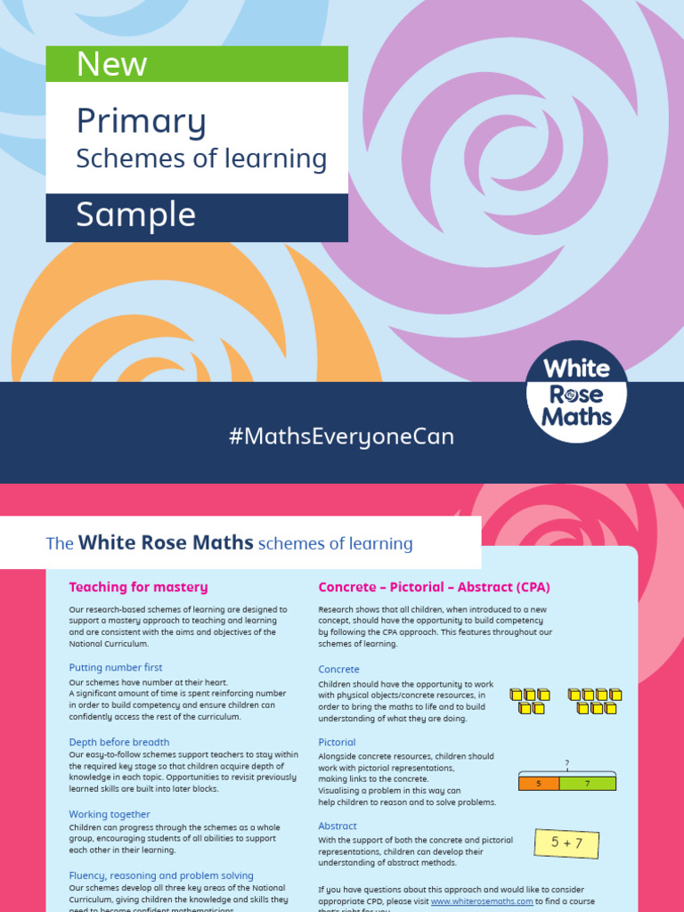 White Rose Maths: Mastery Approach Guide | PDF | Mathematics | Curriculum