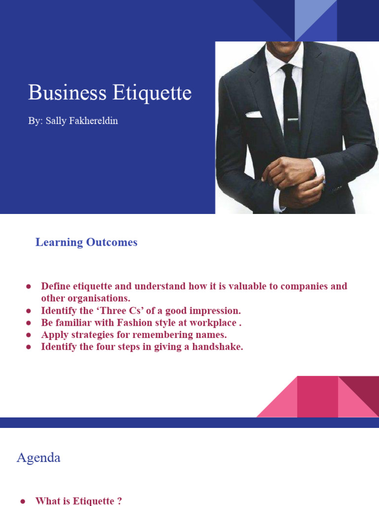 Essential Business Etiquette Guide | PDF | Necktie | Fashion