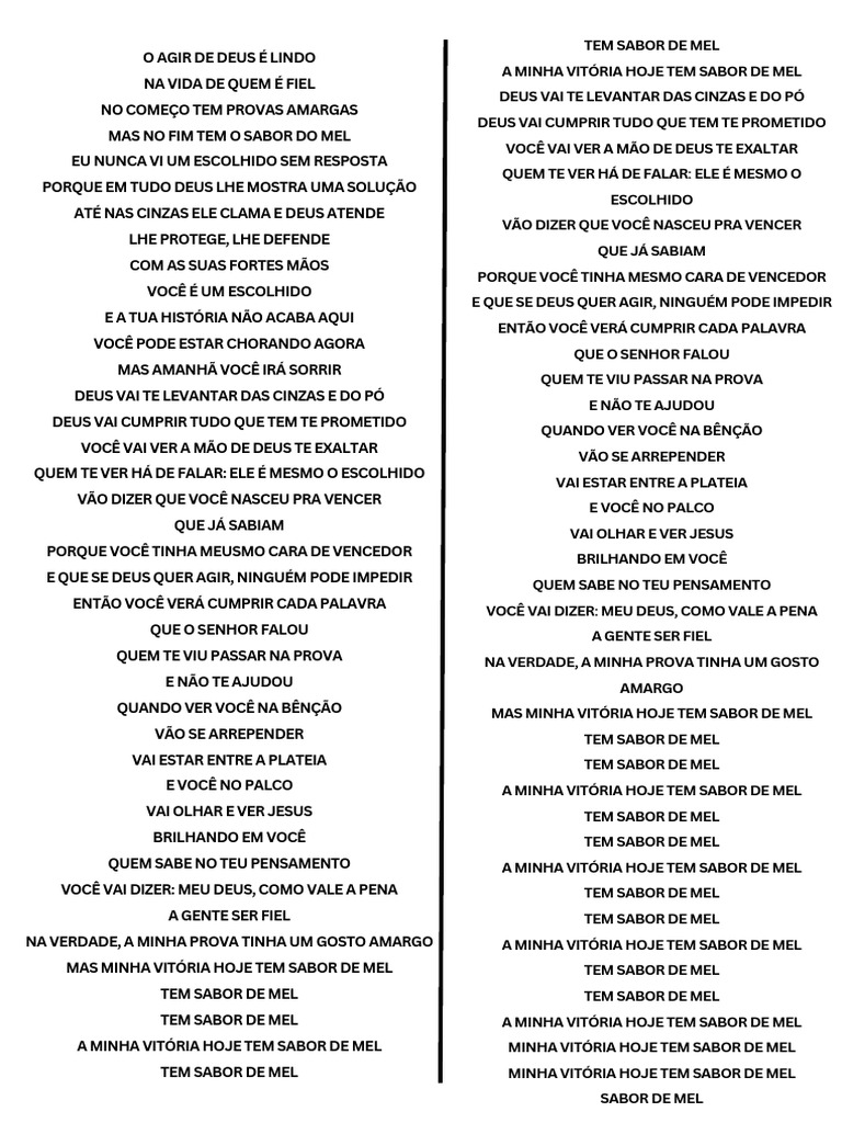 O Agir De Deus é Lindo Na Vida De Quem é Fiel No Começo Tem Provas