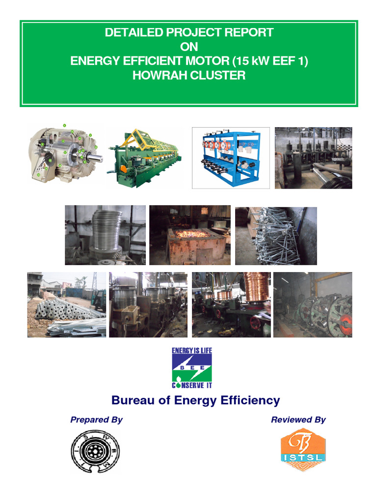 Energy Efficient Motors Report Howrah | PDF | Electric Motor | Internal ...