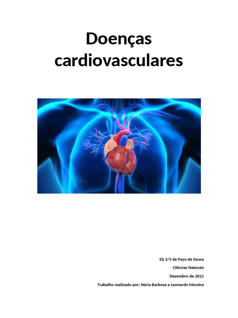 Doenças Cardiovasculares: Tipos e Fatores | PDF | Bem-estar | Ciências ...