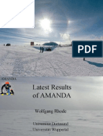 Wolfgang Rhode- Latest Results of AMANDA