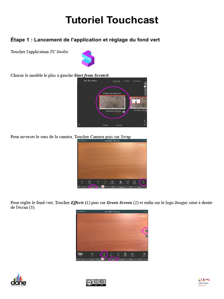 Tutoriel pour Touchcast Studio | PDF