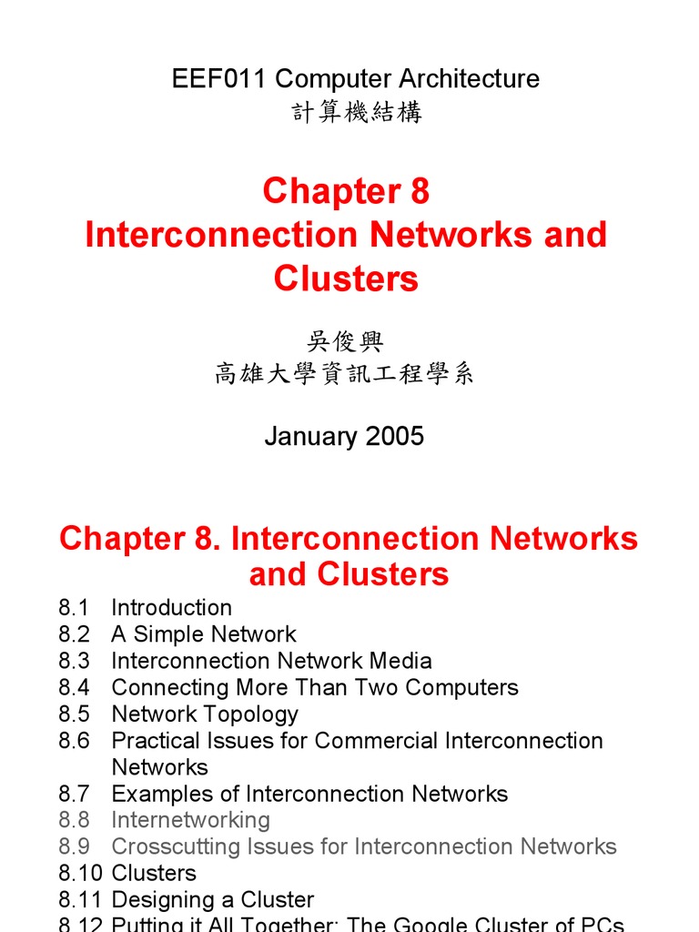Interconnection Networks Overview | PDF | Optical Fiber | Routing