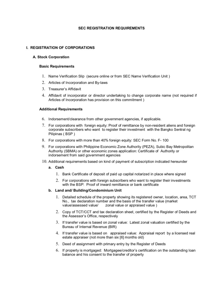 SEC Registration Requirements Overview | PDF | Stocks | Dividend