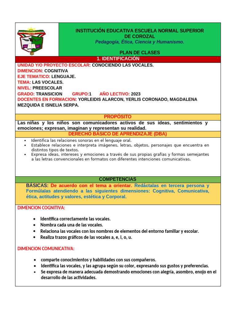 HGJMN | PDF | Educación de la primera infancia | Cognición