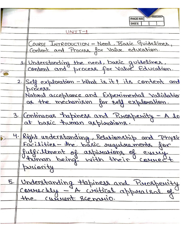 Uni1 Uhv Long Notes | PDF