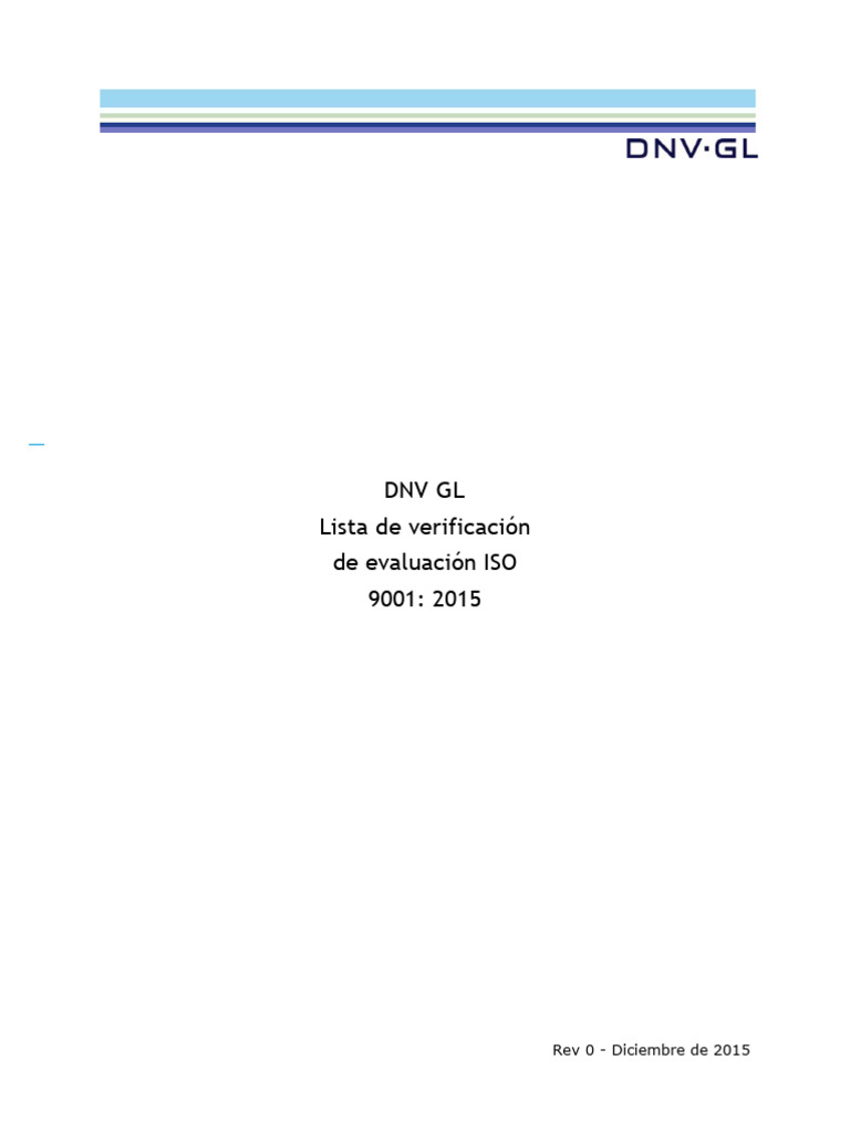 Check List ISO 9001 | PDF | Calidad (comercial) | Gestión de la calidad