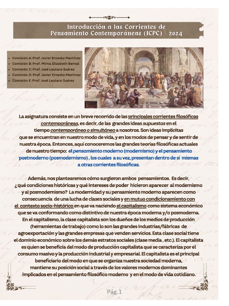 Presentacion de Asignatura ICPC 2024 PDF 2 | PDF