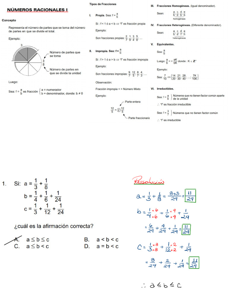 Numeros Racionales - 230620 - 114200 | PDF