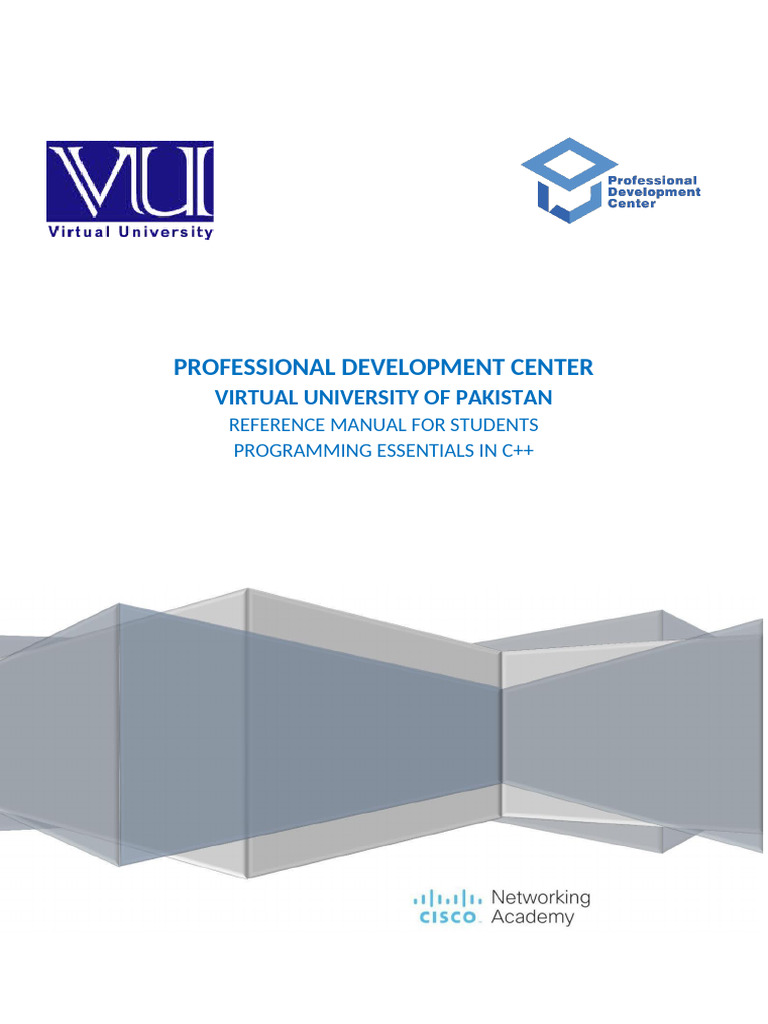 Reference Manual For Cisco (Programming Essentials in C++) Course | PDF ...