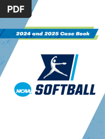 2024 and 2025 NCAA Softball Case Book.