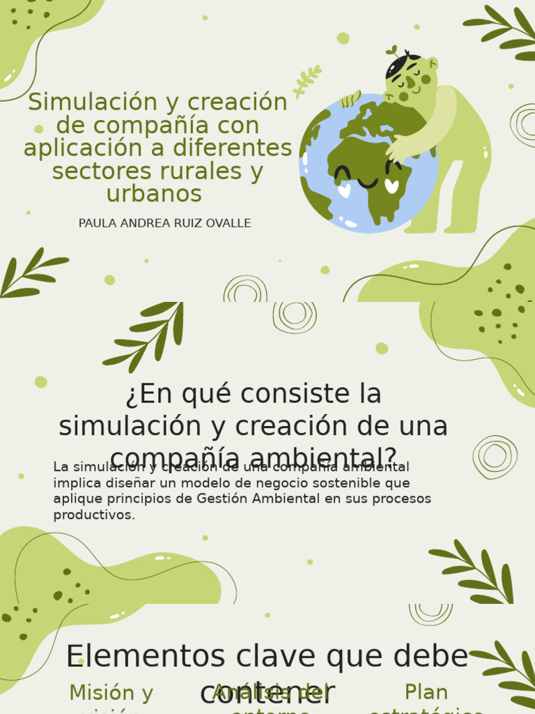 Paula Ruiz - Simulacion de Gestion Ambien | PDF | Sustentabilidad ...