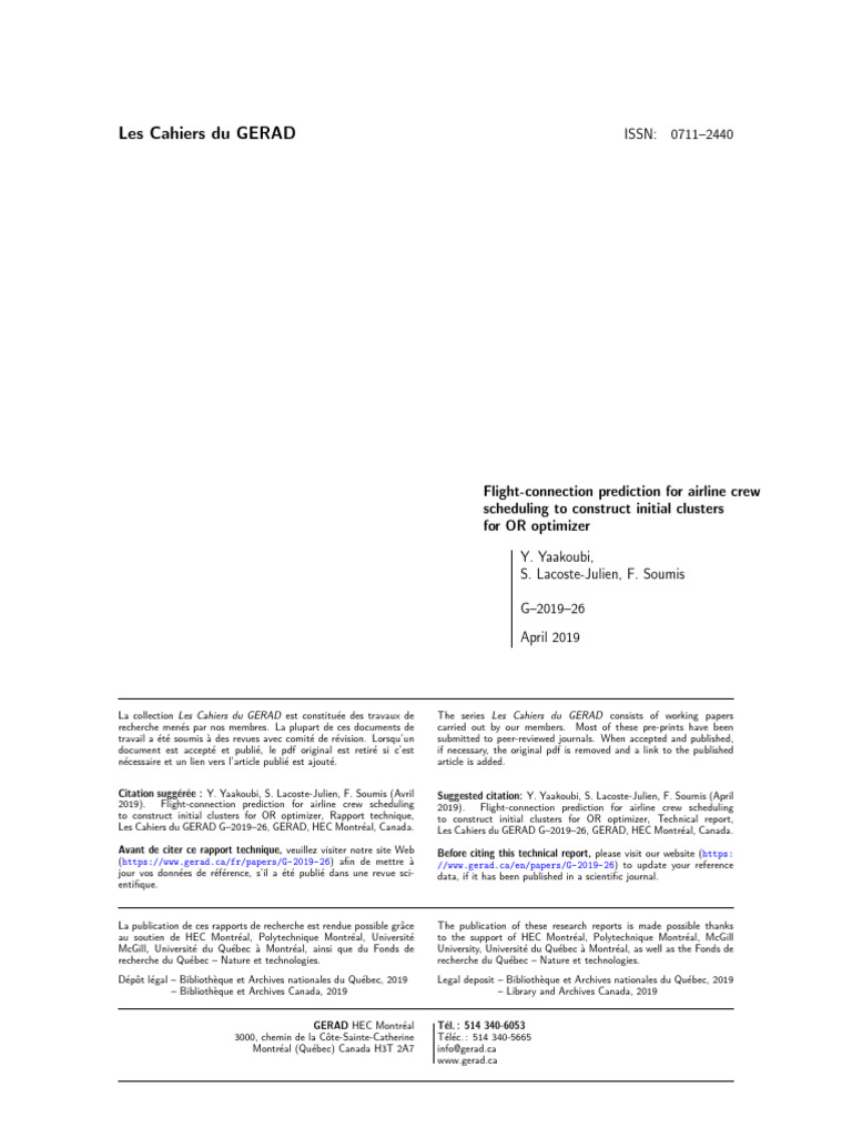 Flight Connection Prediction For Airline | PDF | Machine Learning ...