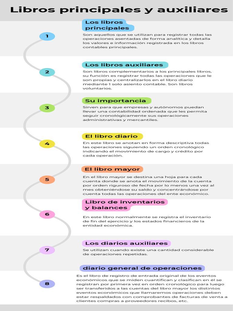 Libros Contables: Funciones y Tipos | PDF