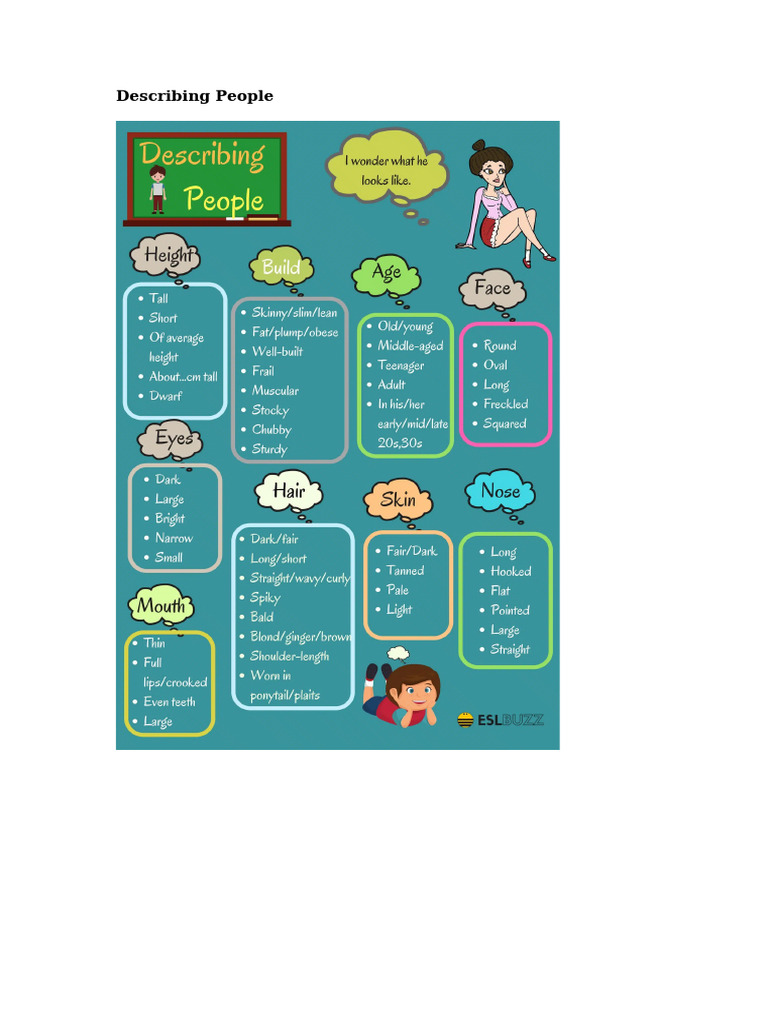 Describing people pdf