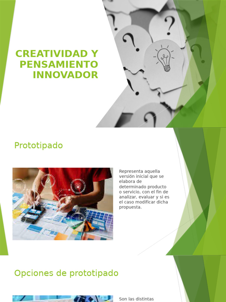 Semana 7 Creatividad y Pensamiento Innovador | PDF | Producto (Negocio ...