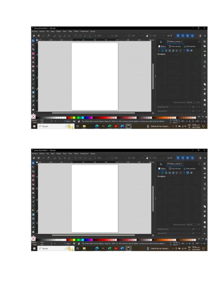 Interfaz Inkscape | PDF