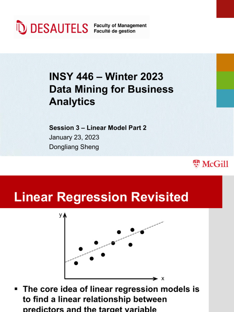 Linear Regression and Regularization Techniques | PDF | Linear ...