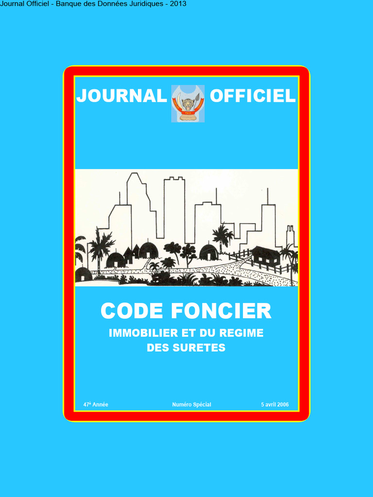 RDC Code-Foncier 2006 | PDF | Loi | État