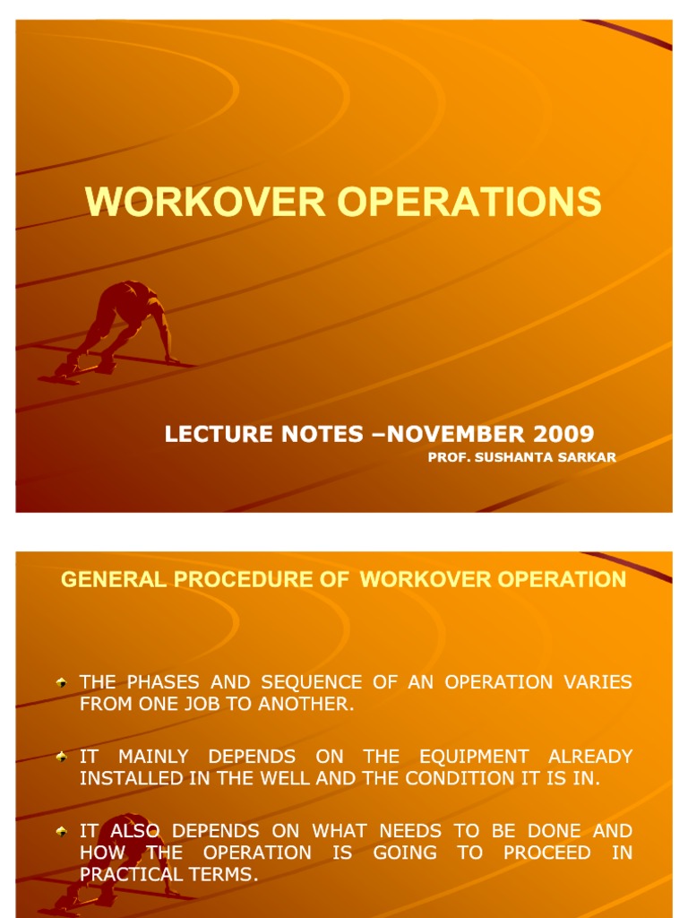 Workover Operations in Oil and Gas | PDF | Oil Well | Pipe (Fluid ...