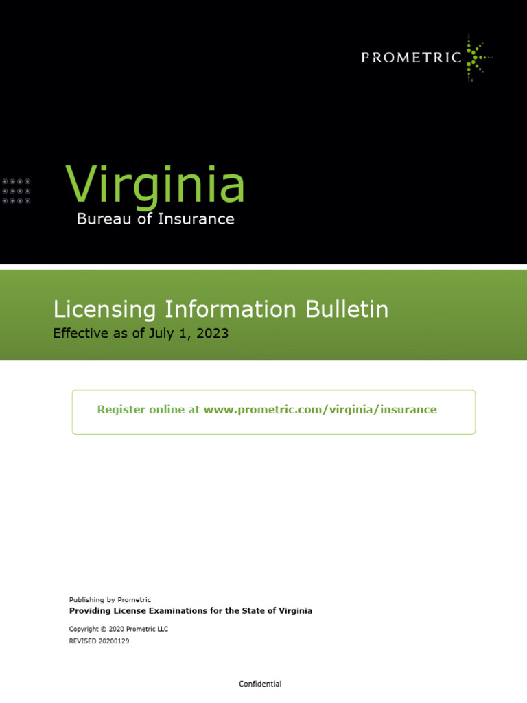 Virginia Insurance Licensing Guide | PDF | Identity Document | Insurance