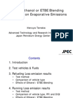 Effects of Ethanol or ETBE Blending in Gasoline On Evaporative Emissions
