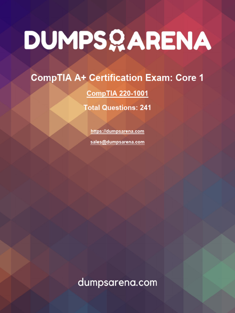 CompTIA A+ Core 1 Exam Overview | PDF | Computer Network | Laptop