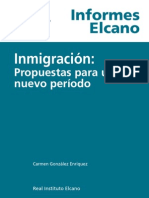 Inmigración. Propuestas para un Nuevo Periodo