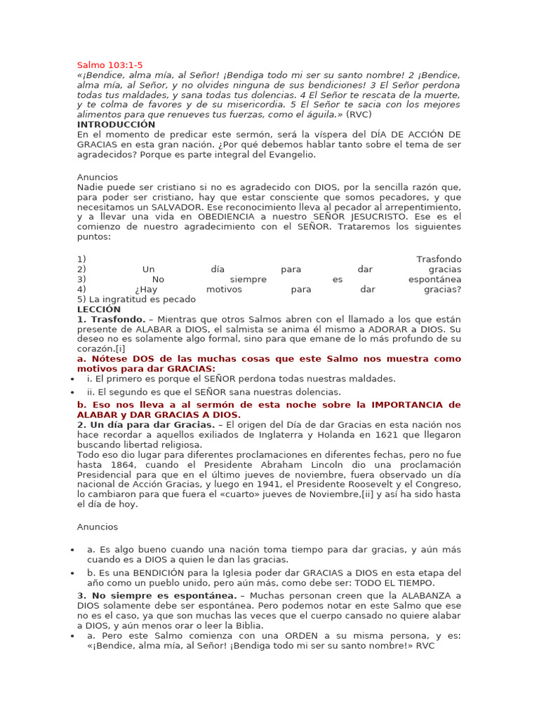 Salmo 103 | PDF | Pecado | Dios