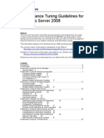Performance Tuning Guidelines For Windows Server 2008: October 16, 2007