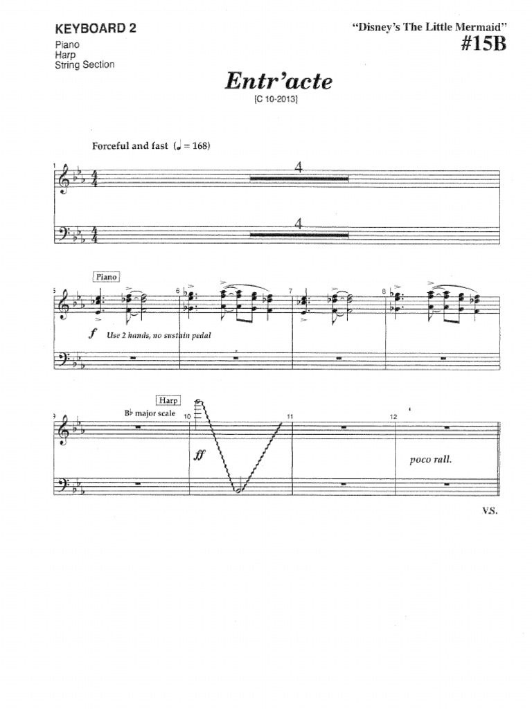 Keyboard 2, Part 2, Little Mermaid | PDF